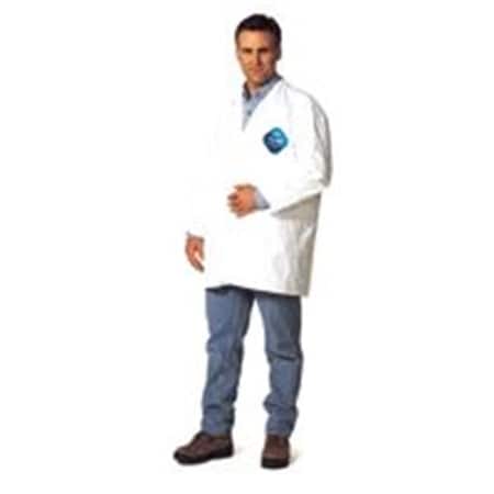 Dupont Dupont 251-TY211S-L Tyvek Lab Coats No Pockets Knee Length; Large; Tyvek Lab Coat 251-TY211S-L